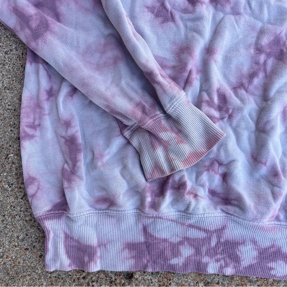 WomensTie-Dye Sweater - Purple and White - Picture 2 of 4
